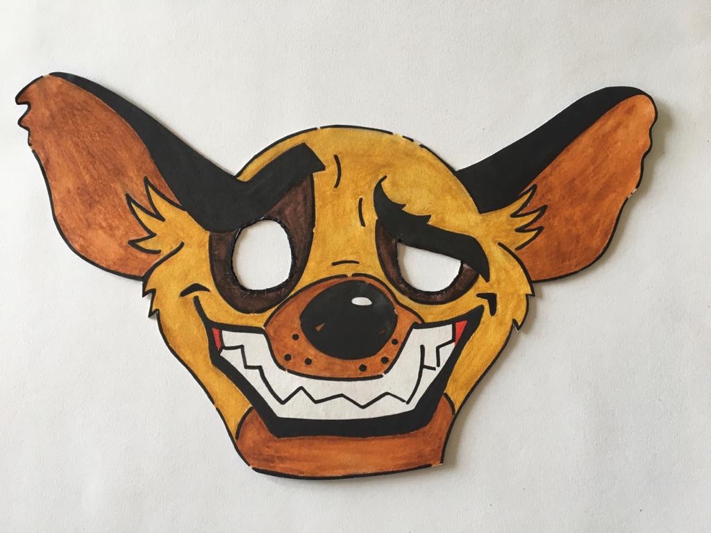 Hyena Mask Template Printable Free